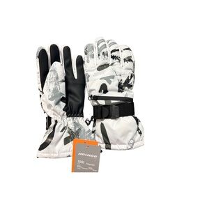 Hodoo Black and White Winter Gloves Size Medium